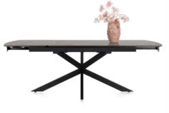 Pavalon, uitschuiftafel 170 (+ 60) x 100 cm - Antraciet