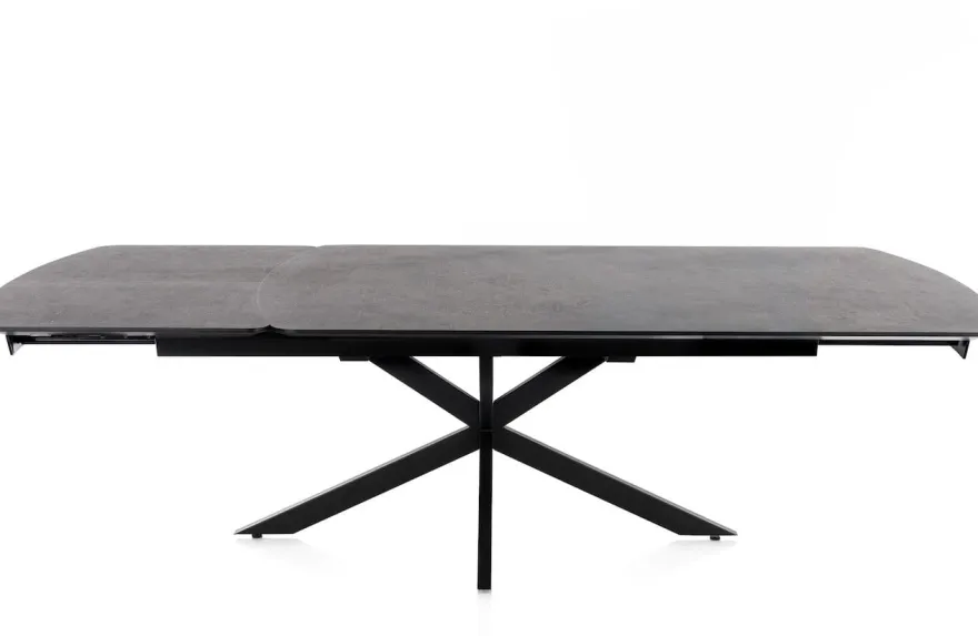 Pavalon, uitschuiftafel 200 (+ 78) x 100 cm - Antraciet