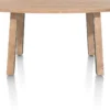 Pavarotti, bartafel 150 x 120 cm (hoogte: 92 cm) - 4-poot - metaal met houtinleg - tafelpoten (4) met houtinleg