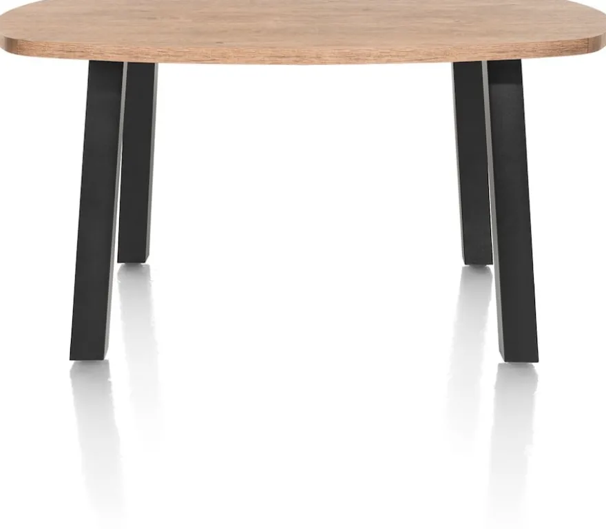 Pavarotti, bartafel 150 x 120 cm (hoogte: 92 cm) - 4-poot - metaal - tafelpoten (4) metaal