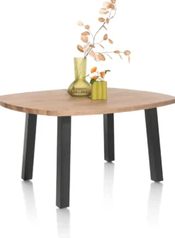 Pavarotti, bartafel 130 x 110 cm (hoogte: 92 cm) - 4-poot - metaal - tafelpoten (4) metaal