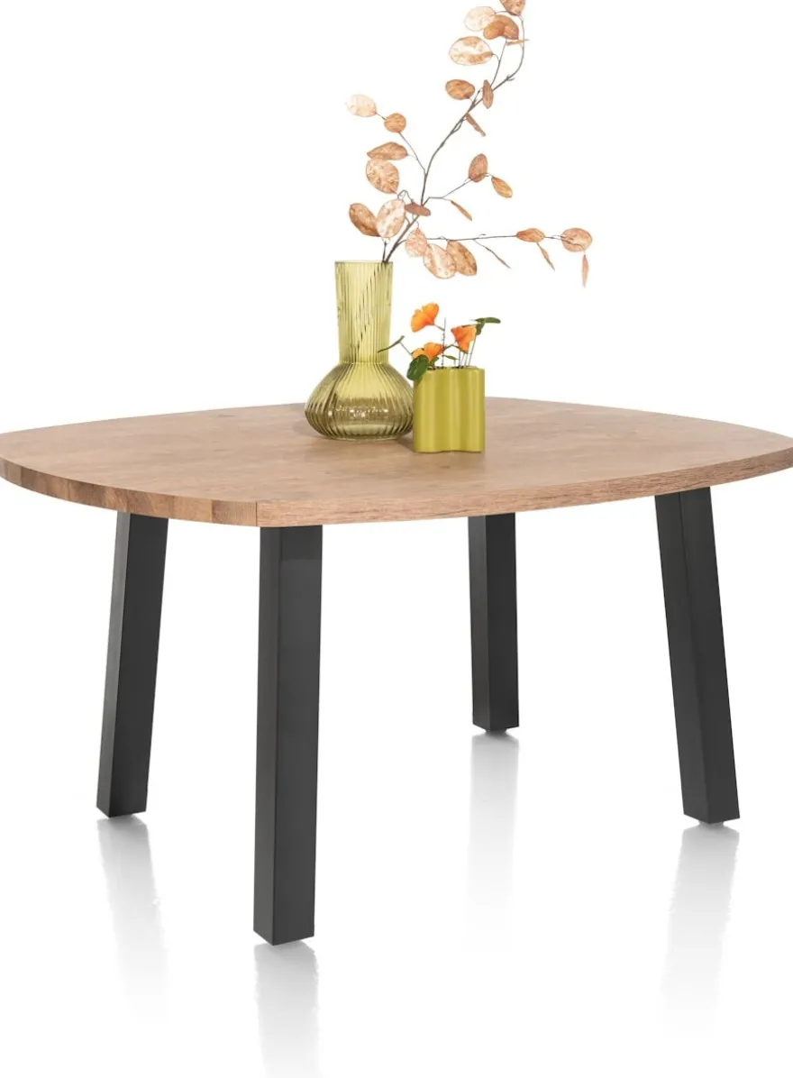 Pavarotti, bartafel 130 x 110 cm (hoogte: 92 cm) - 4-poot - metaal - tafelpoten (4) metaal