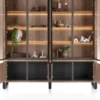Pavarotti, buffet 210 cm - 4-deuren + 4-glasdeuren (+ LED)