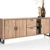 Pavarotti, dressoir 230 cm - 3-deuren + 2-laden + 2-niches (+ LED)