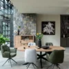 Pavarotti, eetkamertafel 180 x 108 cm - x-poot centraal - metaal - centrale poot metaal