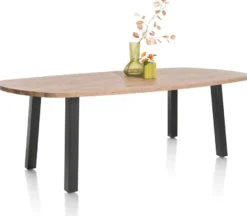 Pavarotti, eetkamertafel 240 x 108 cm - 4-poot - metaal - tafelpoten (4) metaal
