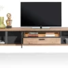 Pavarotti, lowboard 240 cm - 3-deuren + 1-lade + 1-niche (+ LED)