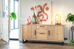 Pavie, dressoir 175 cm - 2-deuren + 2-laden - natural