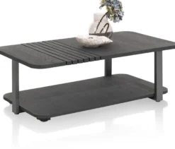 Pavie, salontafel 110 x 60 cm + 1-niche (knock-down) - castle black