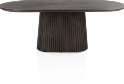 Ravello, eetkamertafel 210 x 120 cm - Basalt