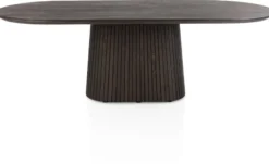 Ravello, eetkamertafel 240 x 120 cm - Basalt