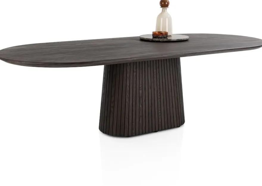 Ravello, eetkamertafel 270 x 120 cm - Basalt