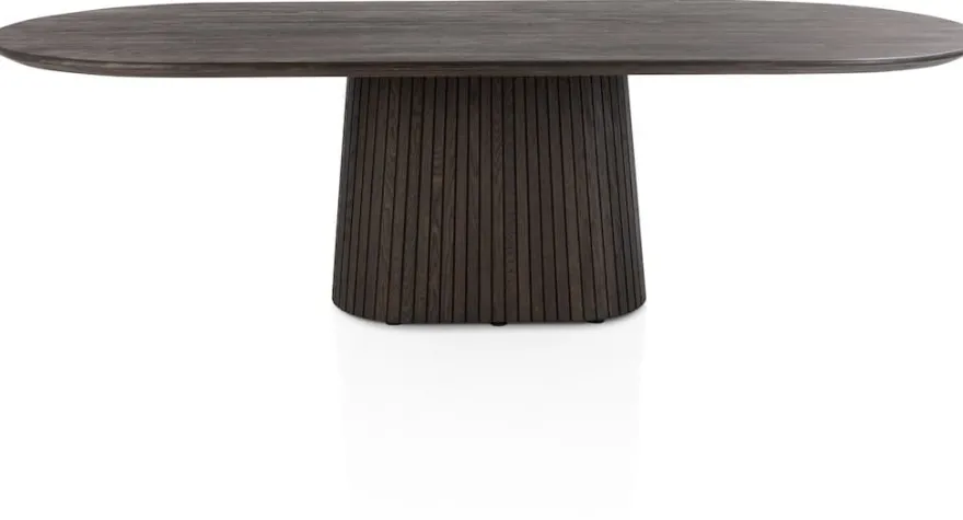 Ravello, eetkamertafel 270 x 120 cm - Basalt