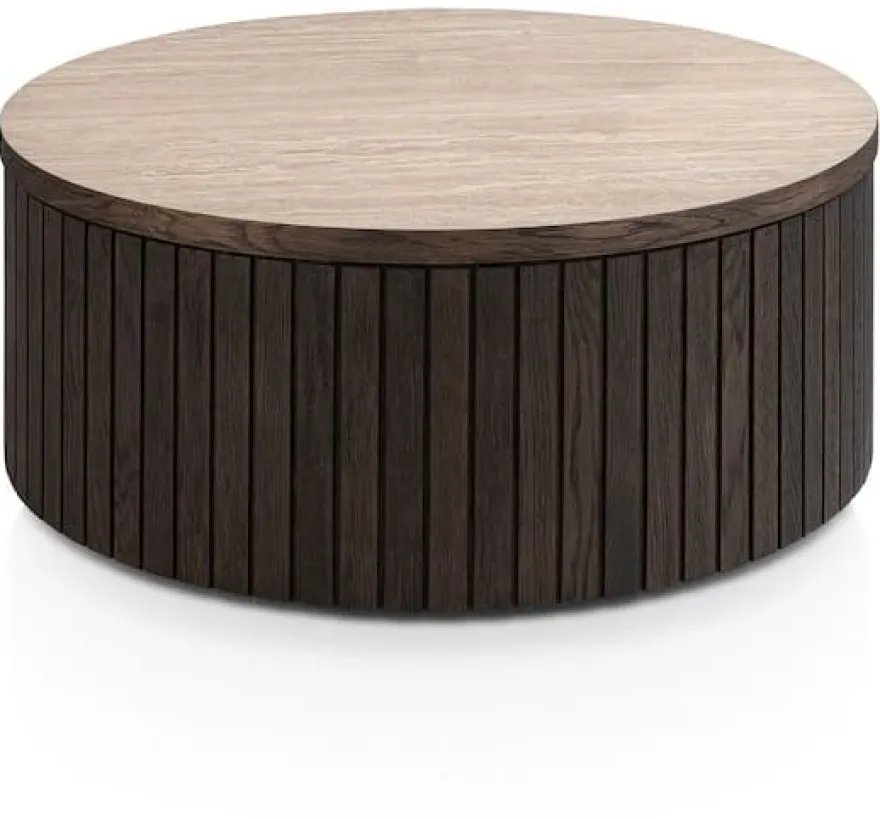 Ravello, salontafel 80 x 80 cm - Basalt