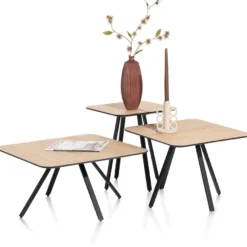 Ridgefield, salontafel 50 x 50 cm - natural