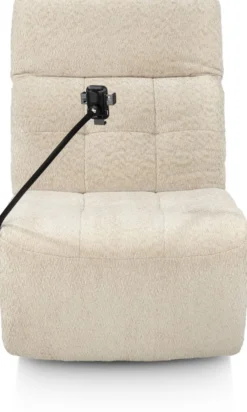 Scooby, TV -fauteuil met telefoonhouder - stof Valencia