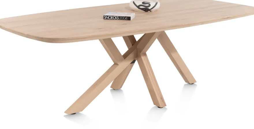 Shimla, eetkamertafel 210 x 120 cm - houten poten