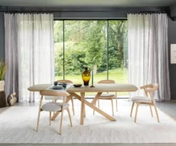 Shimla, eetkamertafel 210 x 120 cm - houten poten
