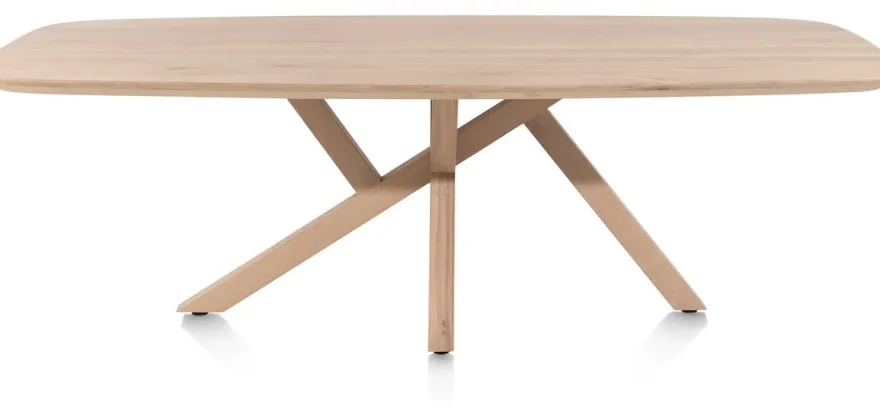 Shimla, eetkamertafel 210 x 120 cm - houten poten