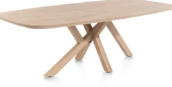 Shimla, eetkamertafel 240 x 120 cm - houten poten