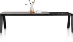 Stanford, uitschuiftafel 140 (+ 60) x 100 cm - Roest