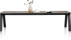 Stanford, uitschuiftafel 140 (+ 60) x 100 cm - Roest