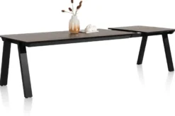 Stanford, uitschuiftafel 140 (+ 60) x 100 cm - Roest