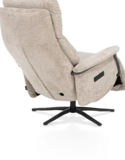 Stelvio, relaxfauteuil - incl. accu - stof Enzo