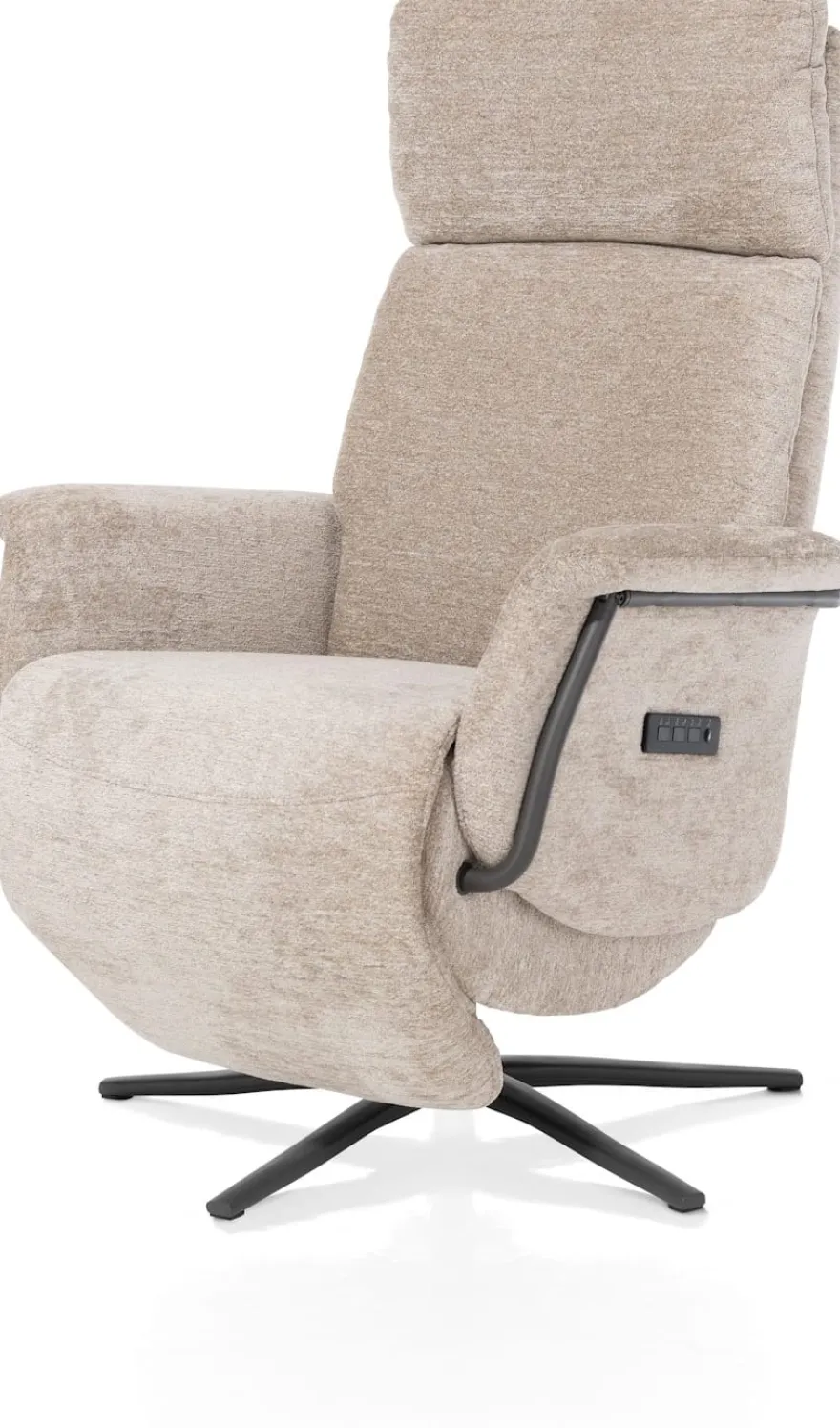Stelvio, relaxfauteuil - incl. accu - stof Enzo