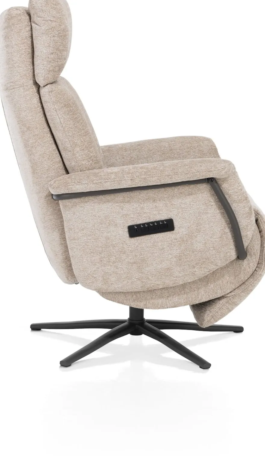 Stelvio, relaxfauteuil - incl. accu - stof Enzo