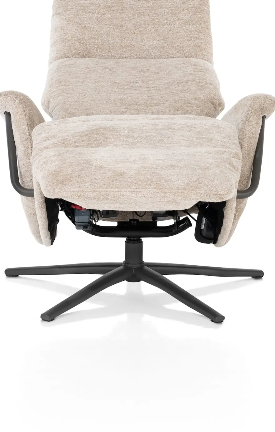 Stelvio, relaxfauteuil - incl. accu - stof Enzo