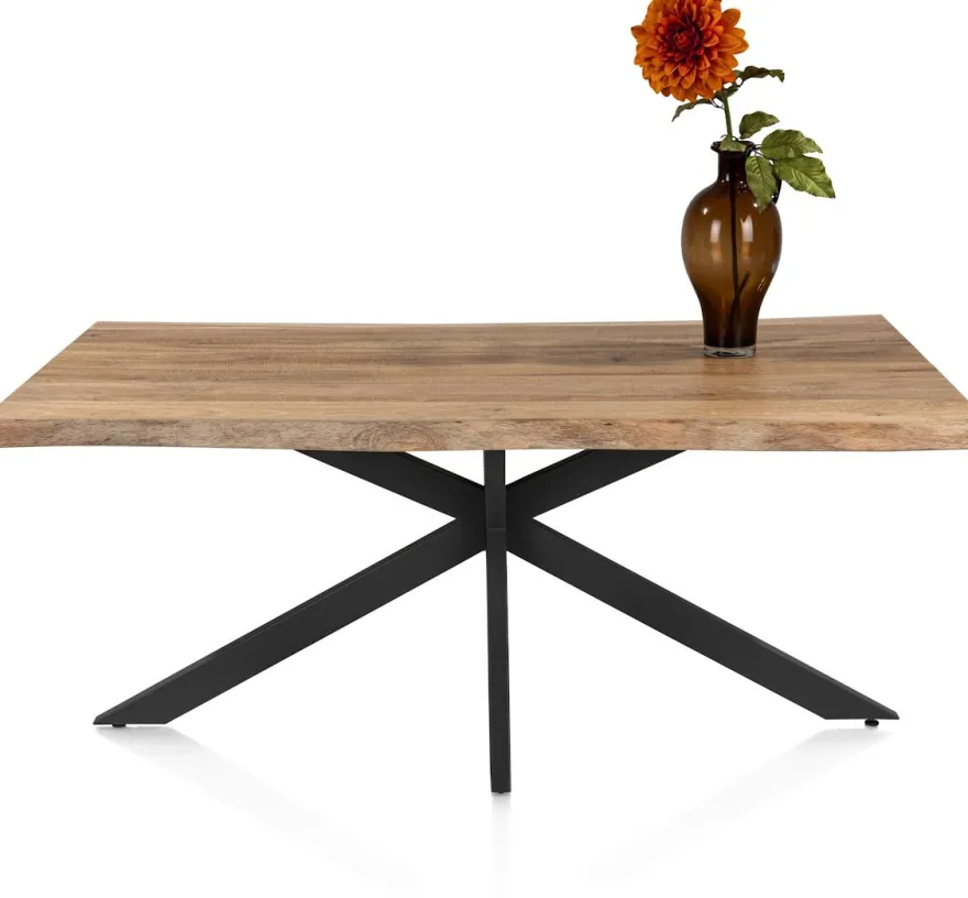 Tifton, eetkamertafel +/-90/100 x 180 cm