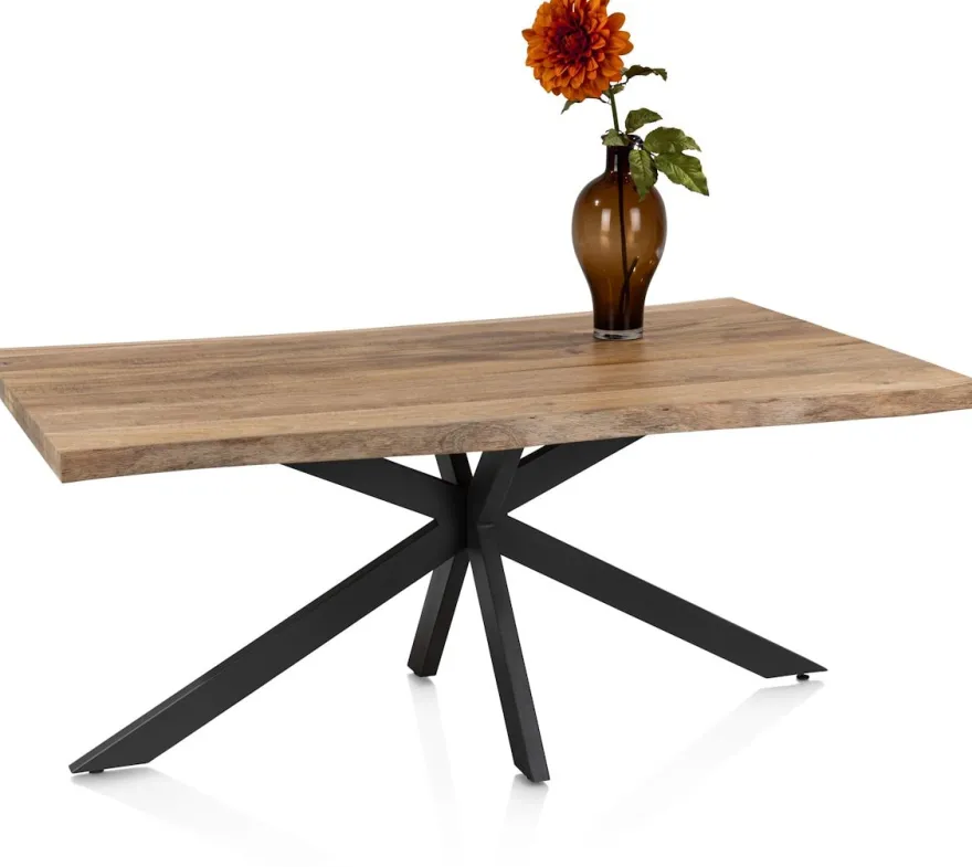 Tifton, eetkamertafel +/-90/100 x 180 cm