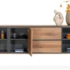 Trapani, dressoir 240 cm - 3-deuren + 2-laden