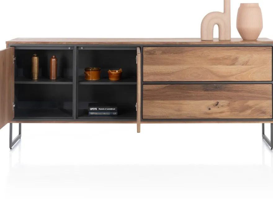 Trapani, dressoir 200 cm - 2-deuren + 2-laden