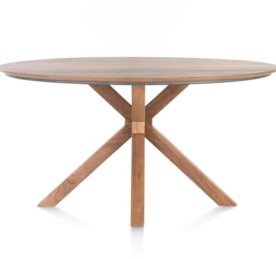 Trapani, eetkamertafel ellips 150 x 120 cm