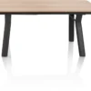Zamora, uitschuiftafel 180 (+ 60 cm) x 100 cm - metalen poot