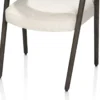 Zaya, Armstoel eiken basalt, stof Sevilla, incl. Nosag - Creme