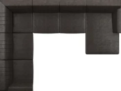 Zembla, 2 zits arm links - hoek - 2 zits zonder arm + longchair rechts