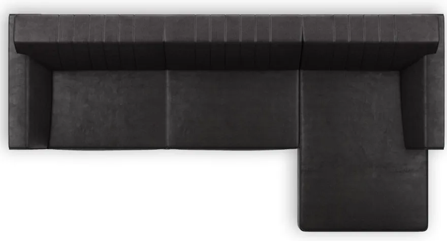 Zembla, 3-zits + longchair rechts