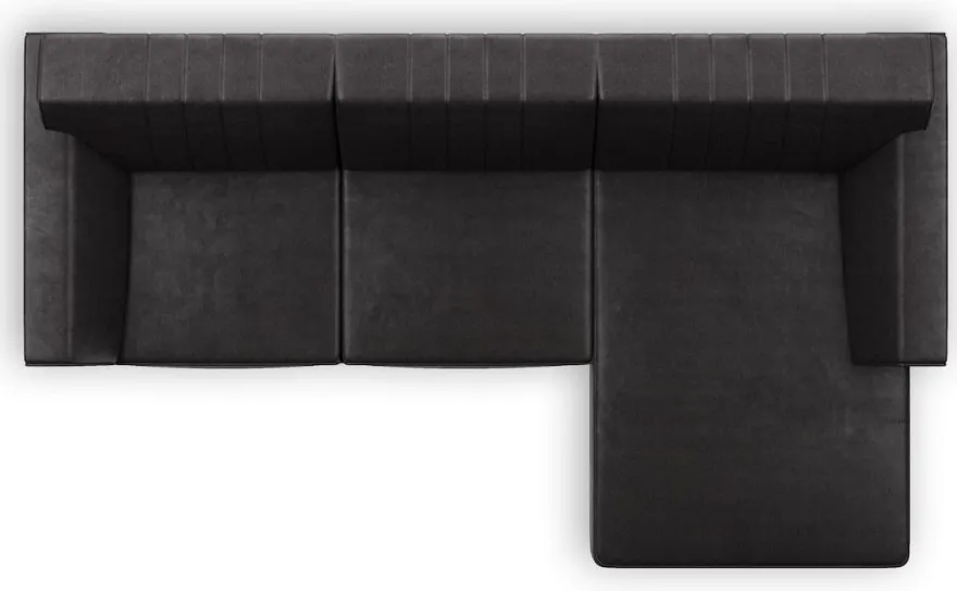 Zembla, 2-zits + longchair rechts